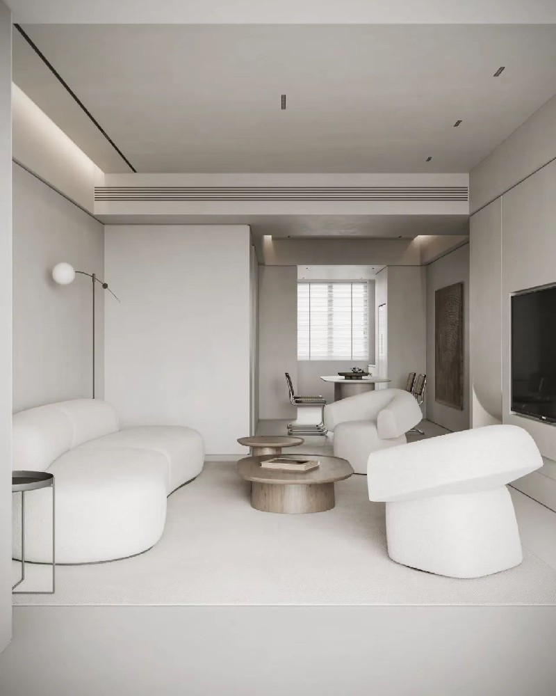 合木木业油栎木门墙柜体系统实景效果展示