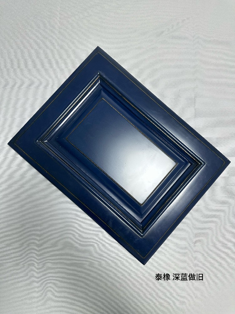 泰橡 深蓝做旧-原木油漆门型